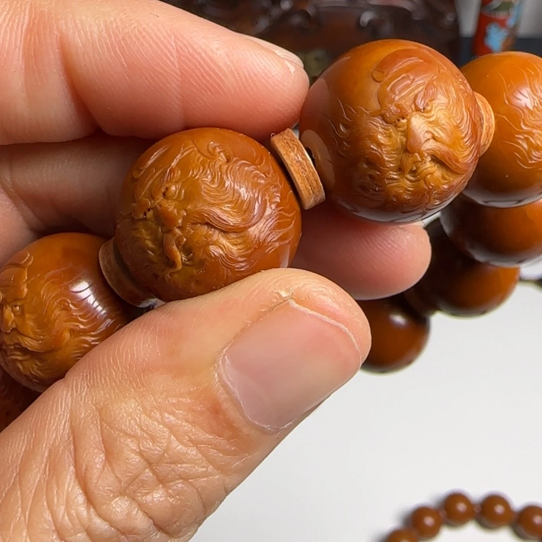 风***了橄榄核手串/手链钟馗六春18.5