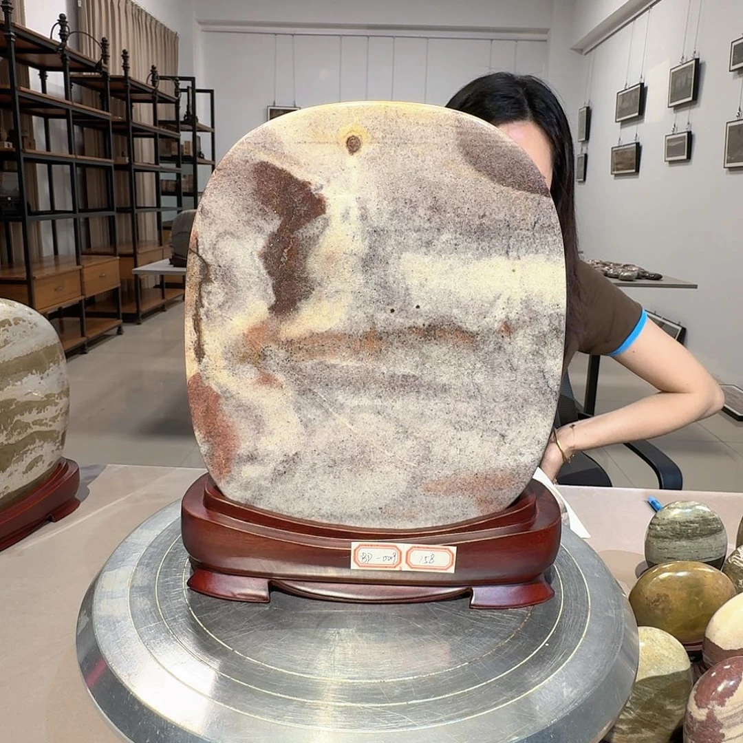 20×25×5 长江画面石摆件
