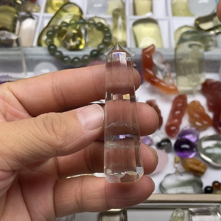 中***进颈饰水晶未镶嵌珠子
