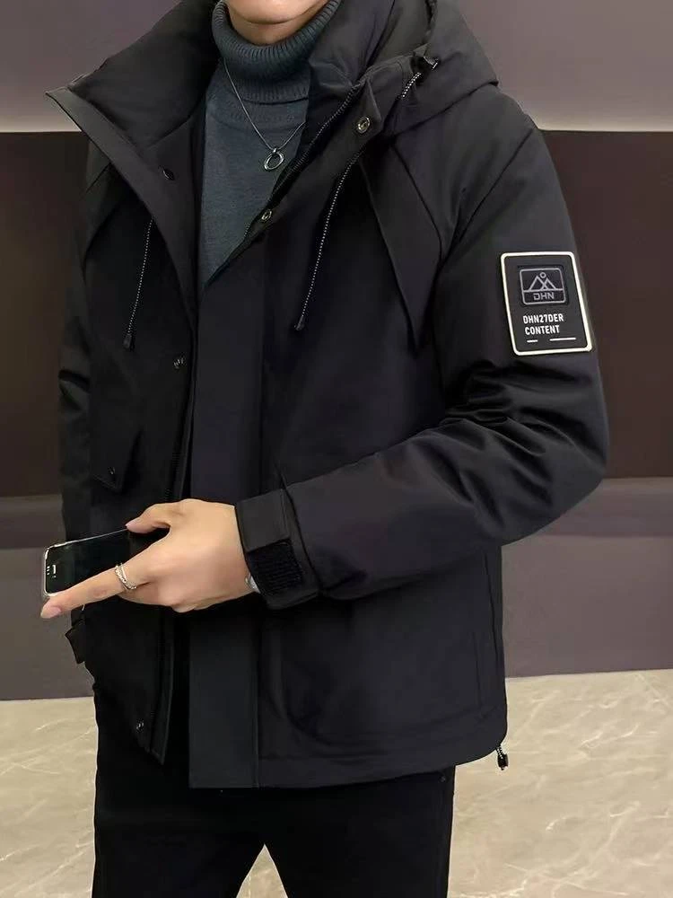 #7118.绒化入冬#情侣加厚羽服外套