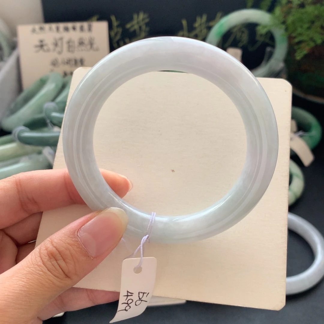 翡翠未镶嵌手镯19号48小时鉴赏期