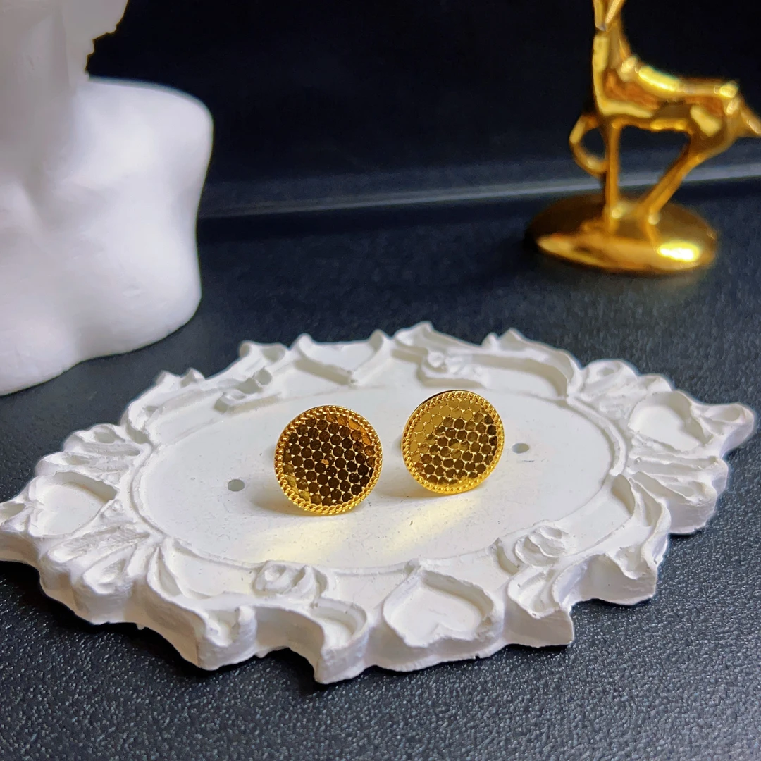 铜合金耳饰 哈尼西牧时尚百搭耳钉#0009489