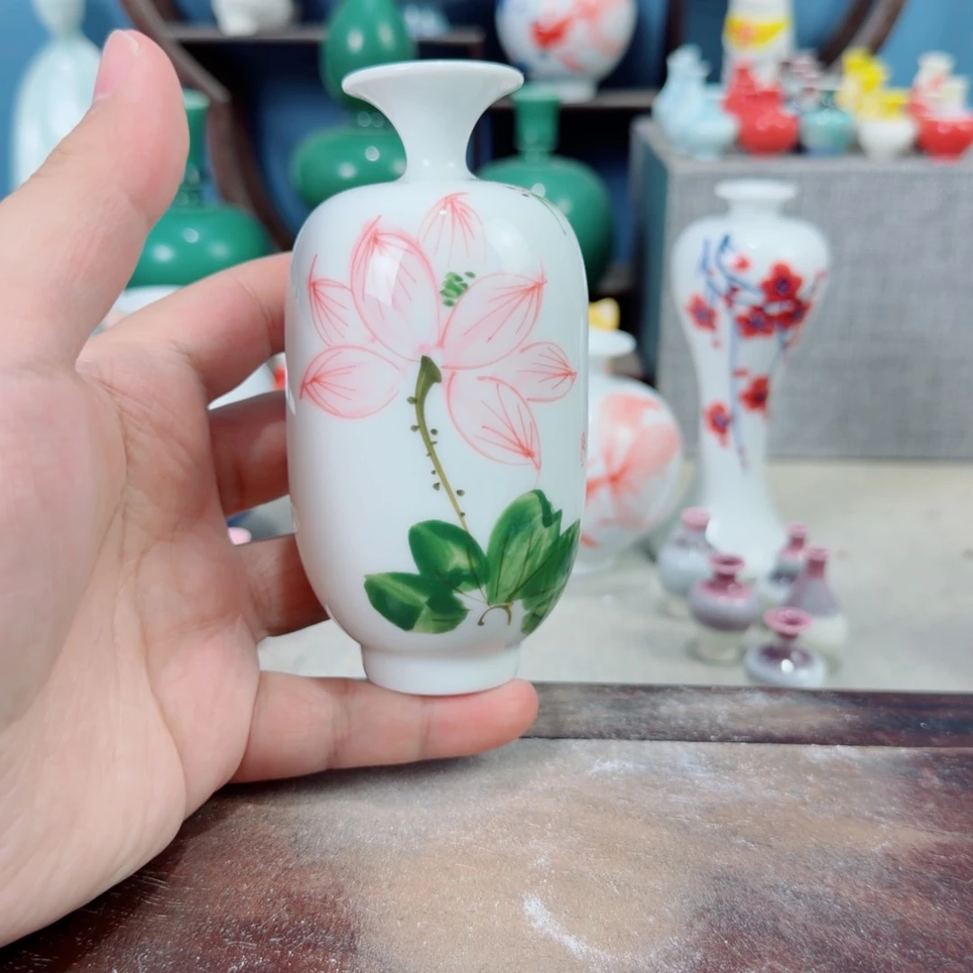 陶瓷手工小花器摆件