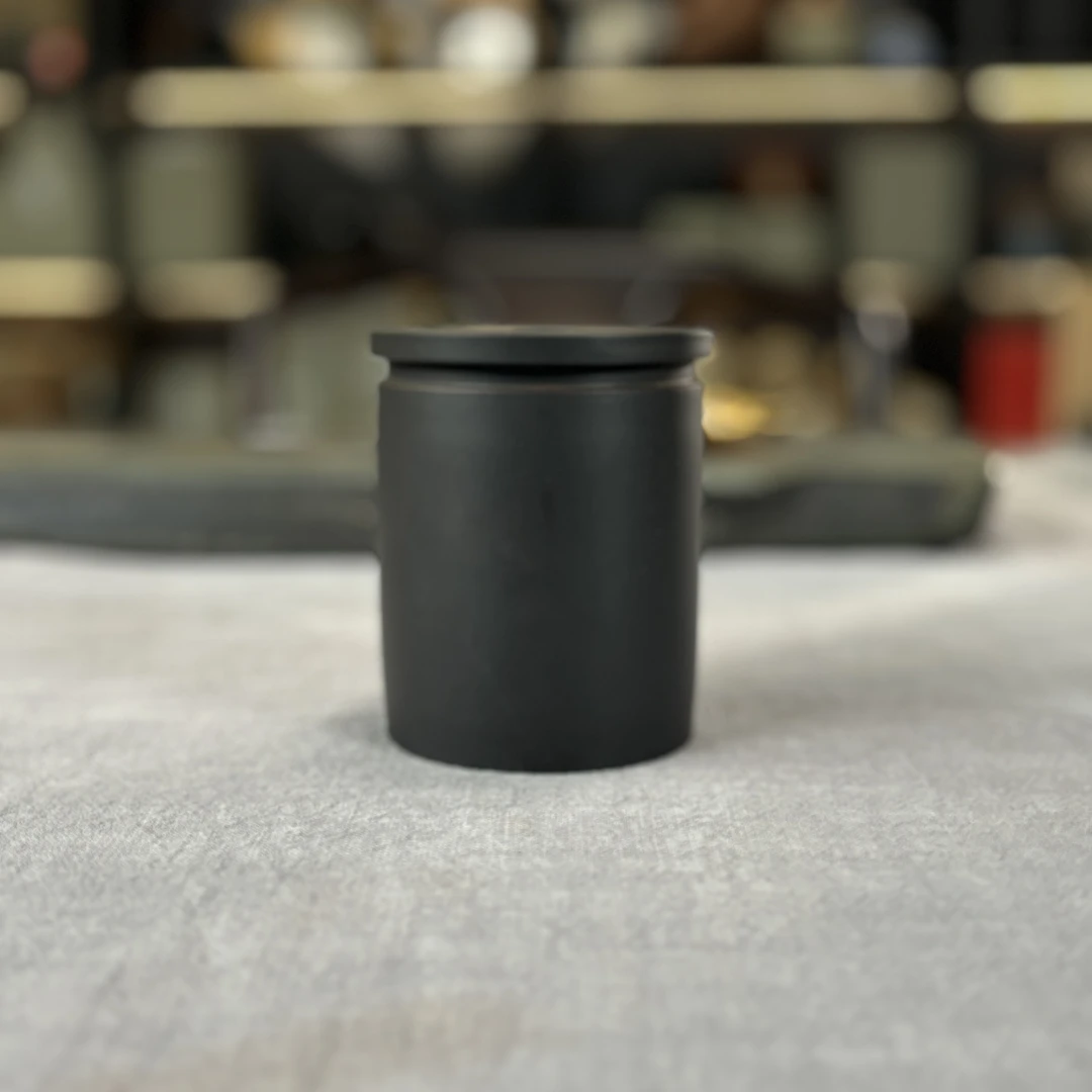 易武凤凰窝古树单株2024春-7克龙珠 10颗黑紫陶罐装03515