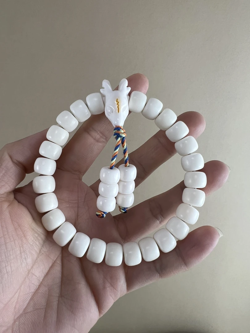 非金属皮质手链 养殖鹿角微瑕1.0老型➕小鹿单串手串串珠