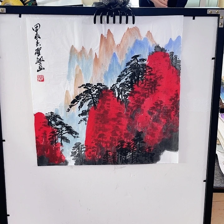 国画张圣敏先生纯手绘作品