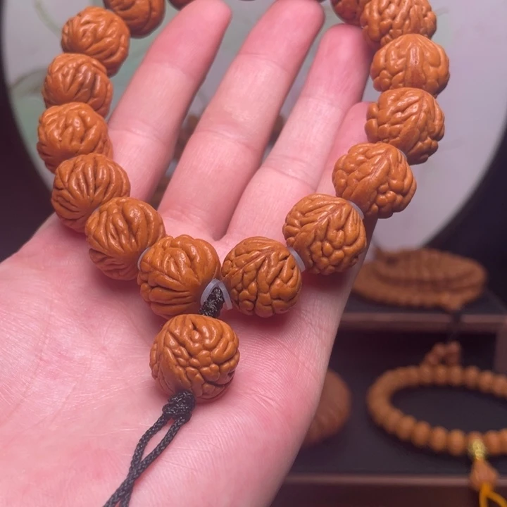 桃核手串19豹子头手持