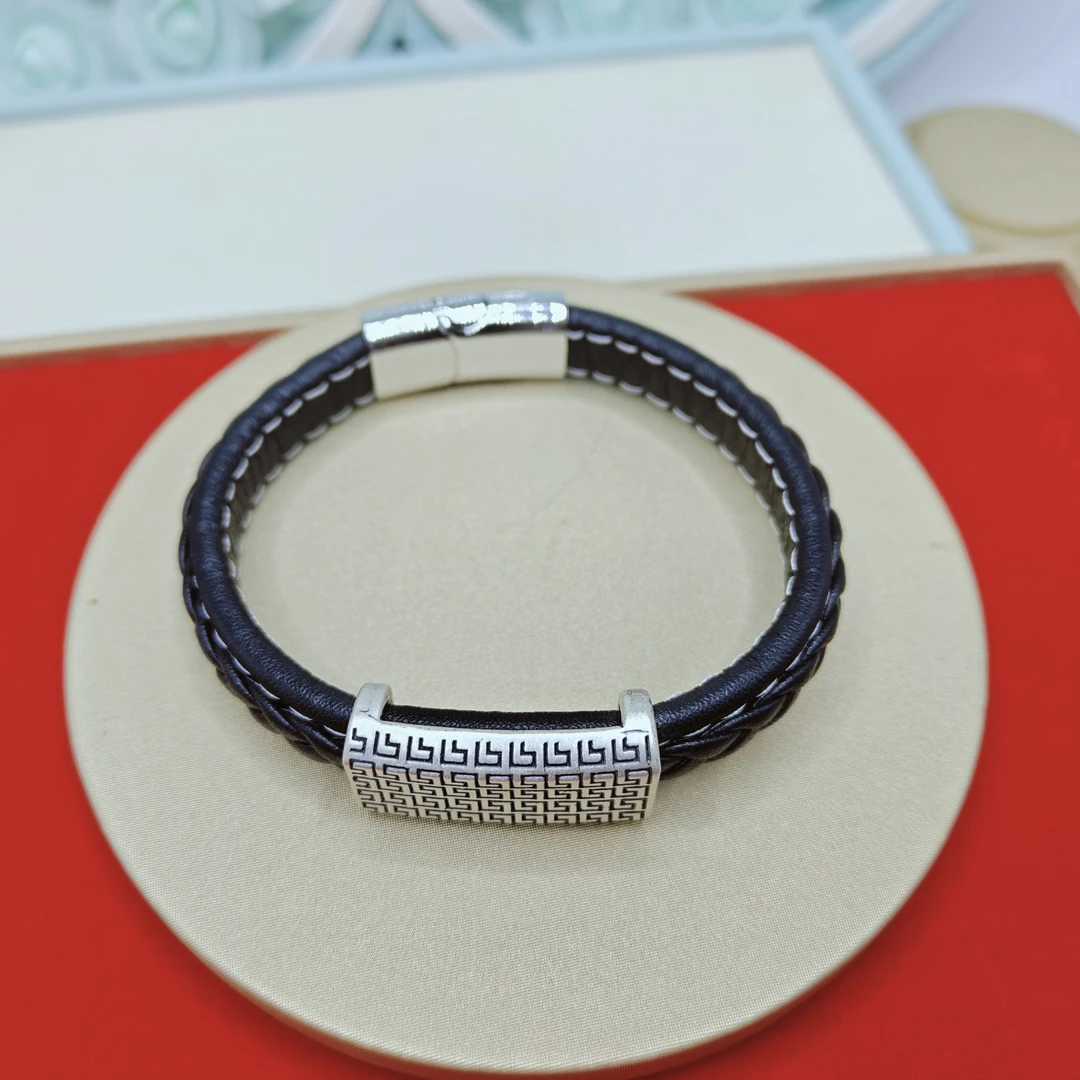 足银手镯 baylikkumujxliri男士时尚手镯02