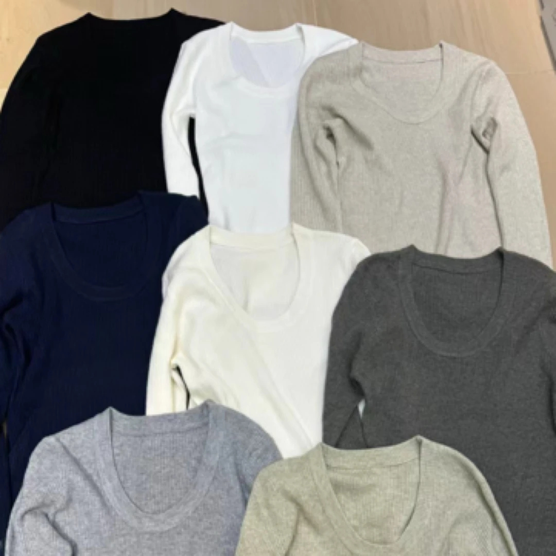 韩系圆领毛衣打底