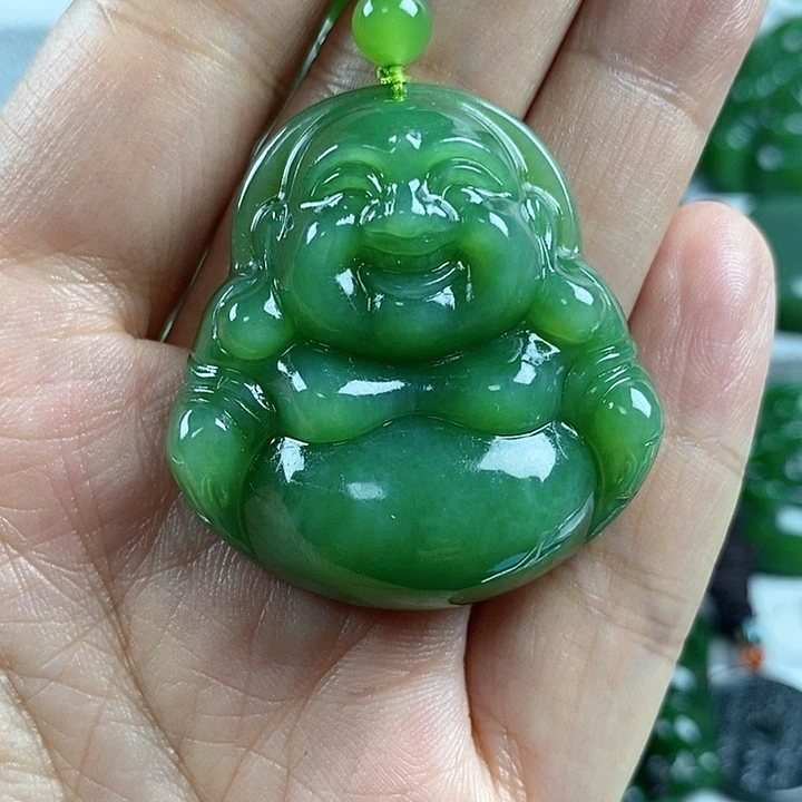 吊坠(不含链)未镶嵌和田玉（碧玉）