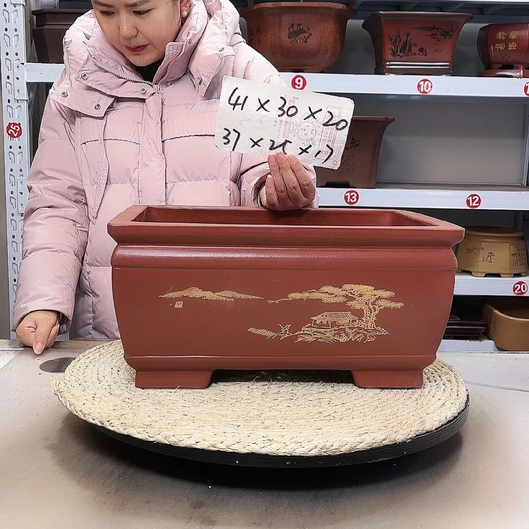 紫砂花盆紫砂花盆