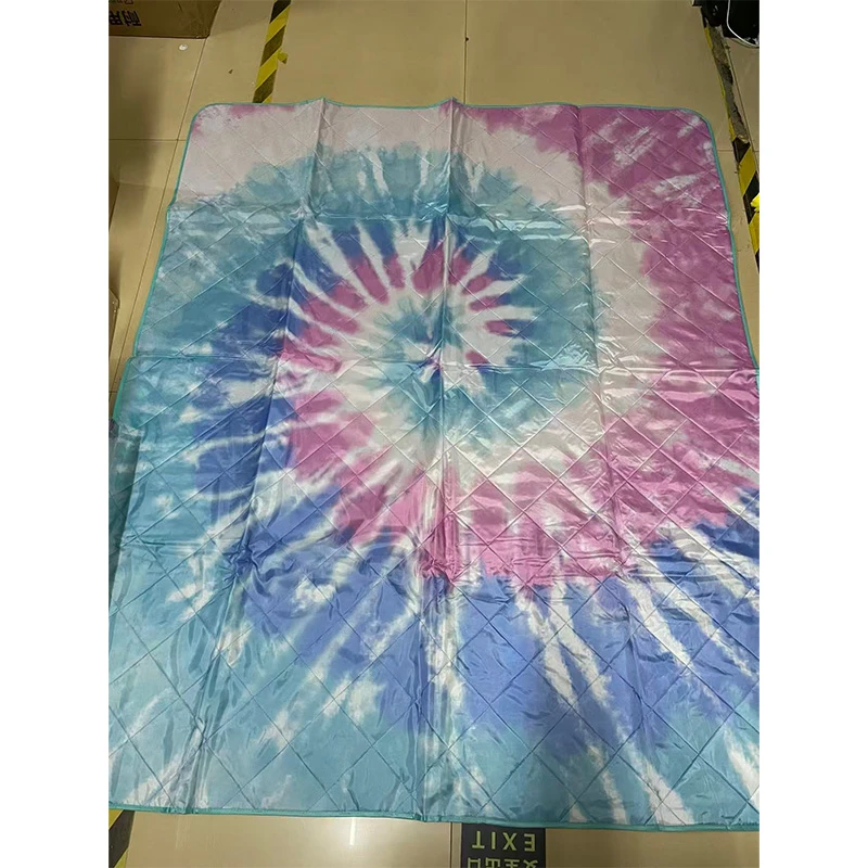 渐变螺旋野餐垫超声波工艺