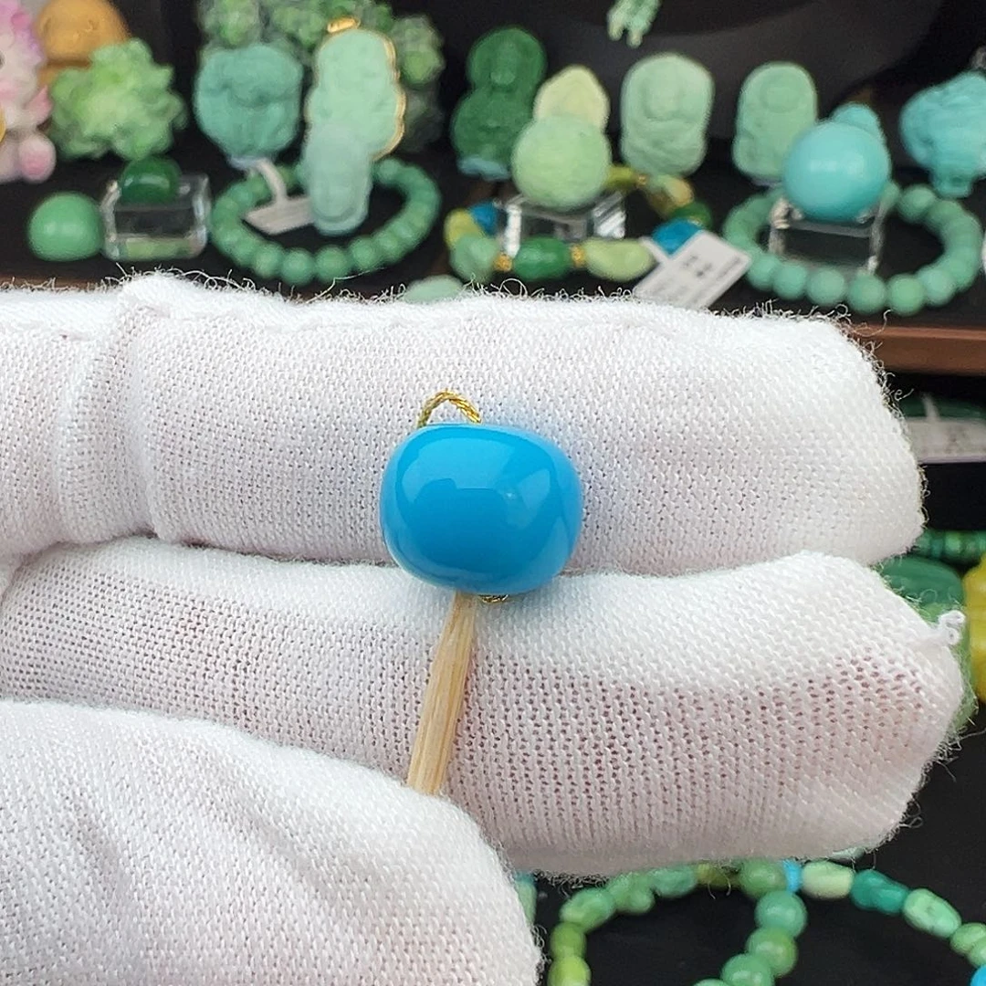 绿松石未镶嵌绿松石主播璐璐