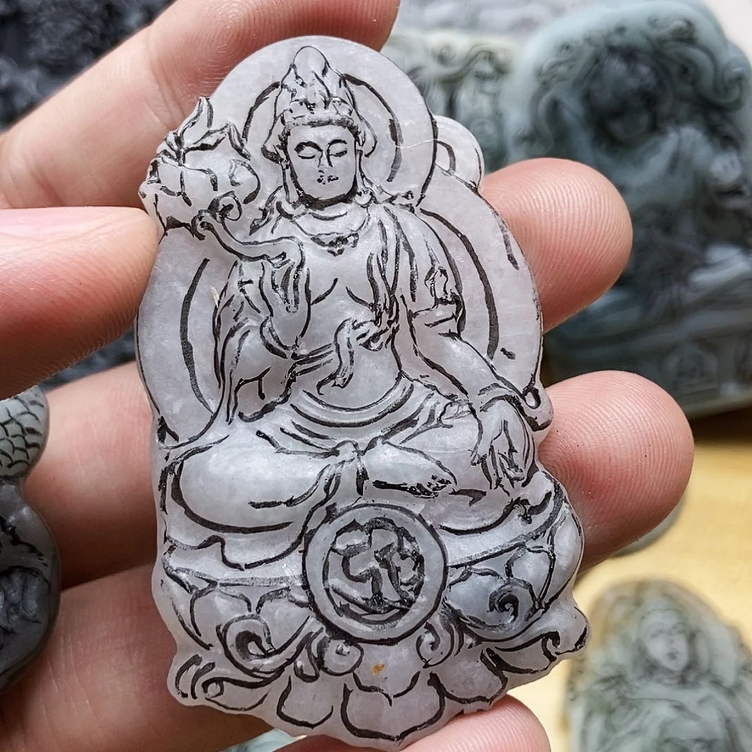 牛***牛未镶嵌定制翡翠机场b