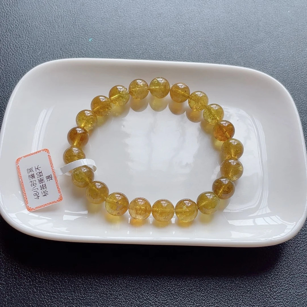 未镶嵌手链碧玺9.8mm左右