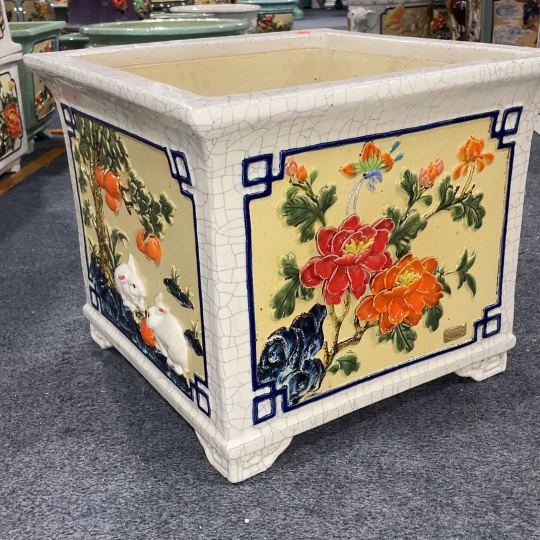 内口34内深30正宗岭南石湾盆