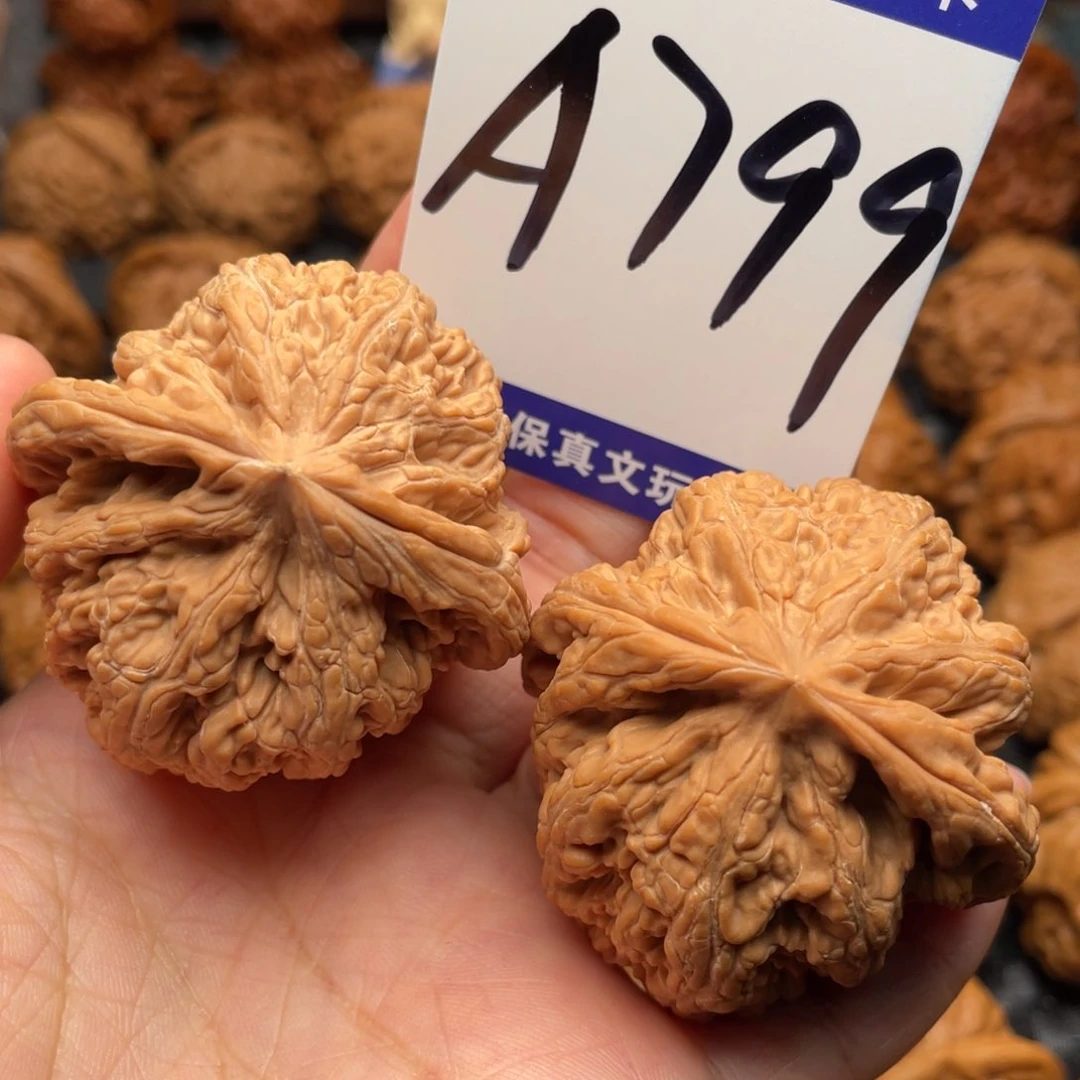 桃核把件文玩核桃大粗筋46