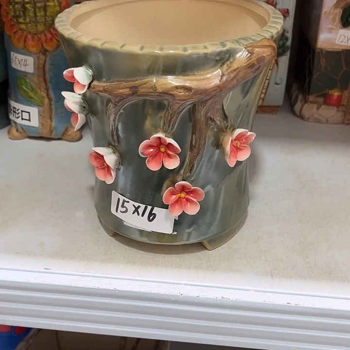 粗陶材质多肉花盆