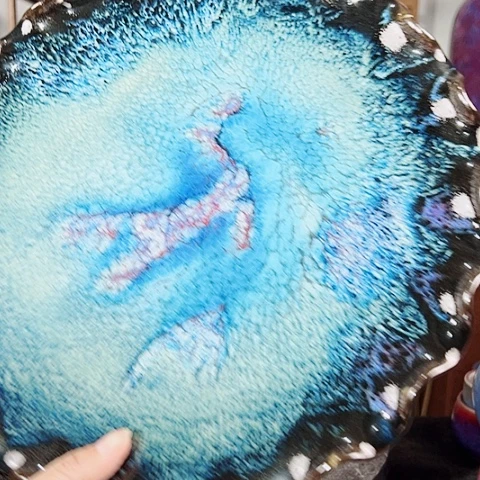 杯原矿釉手工制作钧瓷