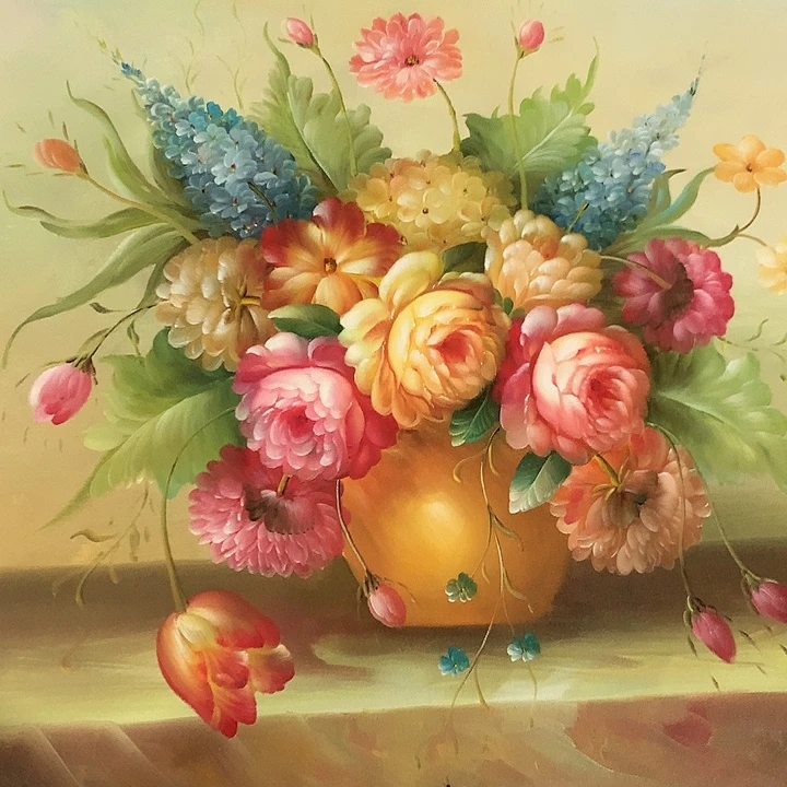 油画50*60手绘油画