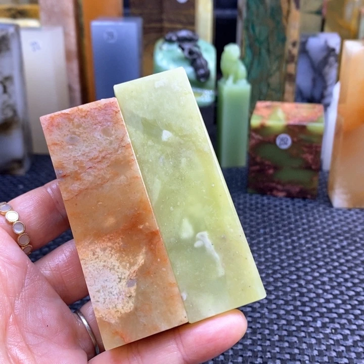 青田石金**比青田石印章石