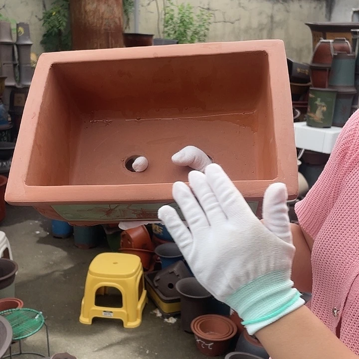 32苹果绿马槽花盆紫砂花盆紫砂