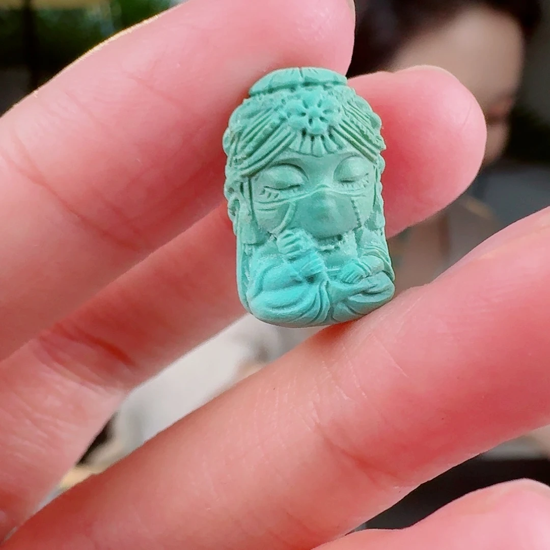 绿松石珠宝奇石未镶嵌