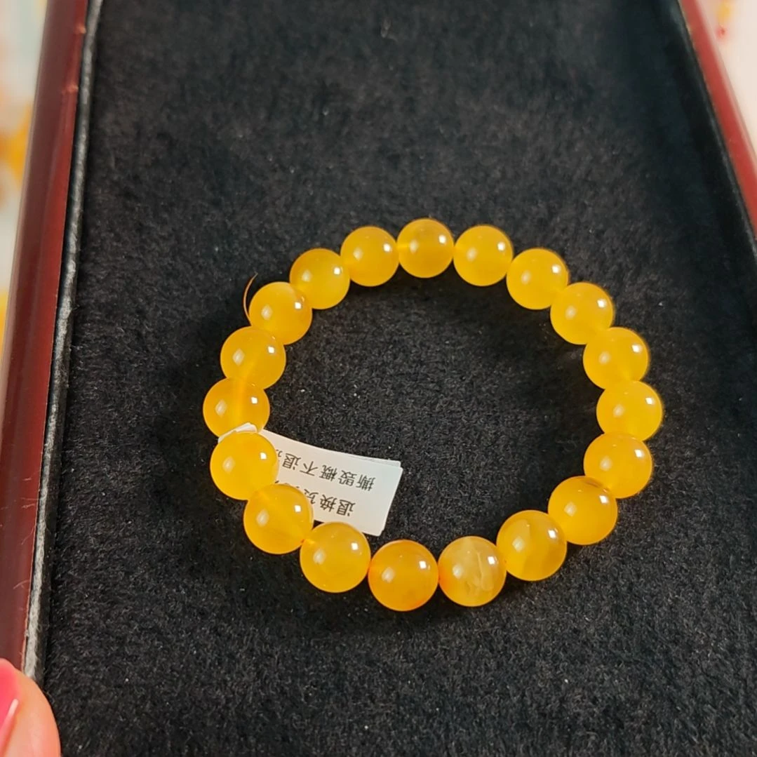 手串蜜蜡未镶嵌手串10m同料