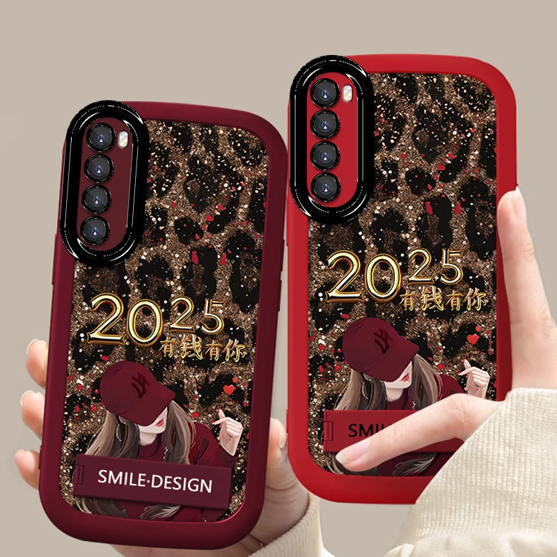 适用于【华为】Nova7新款豹纹有钱比心女孩时尚创意防摔手机壳