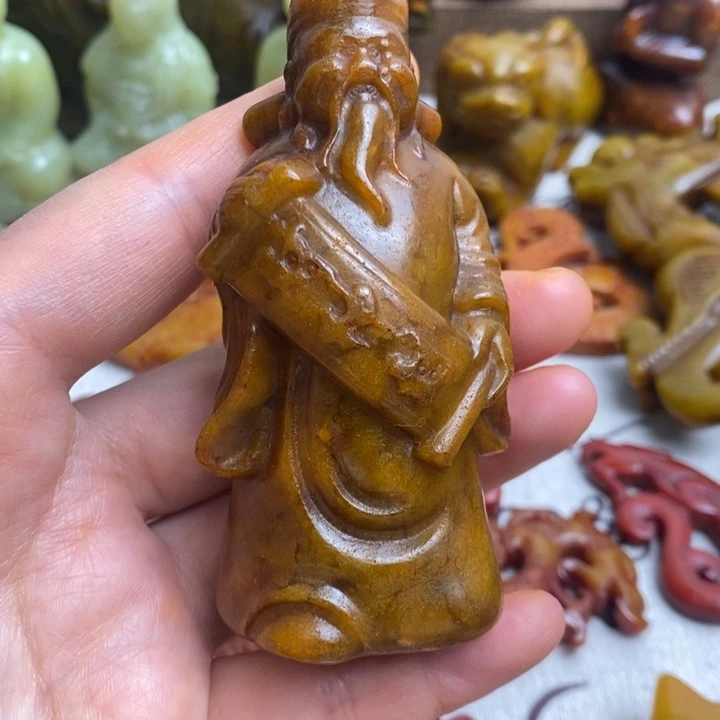未镶嵌蛇纹石玉颈饰73