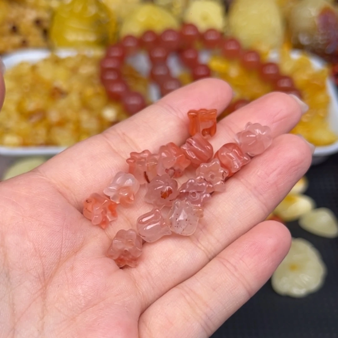 茉***莉南红玛瑙未镶嵌吊坠(不含链)