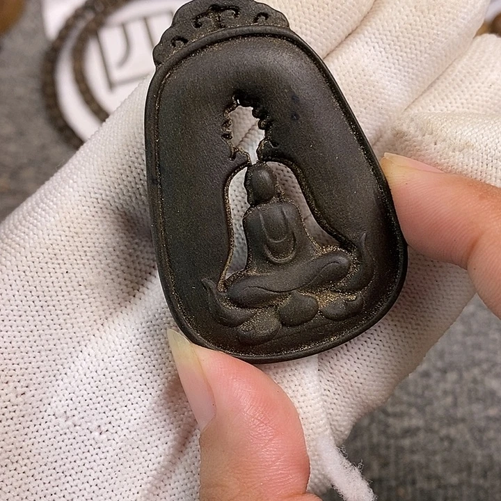 手串/手链檀香木老山檀香阴沉无相镂空吊坠