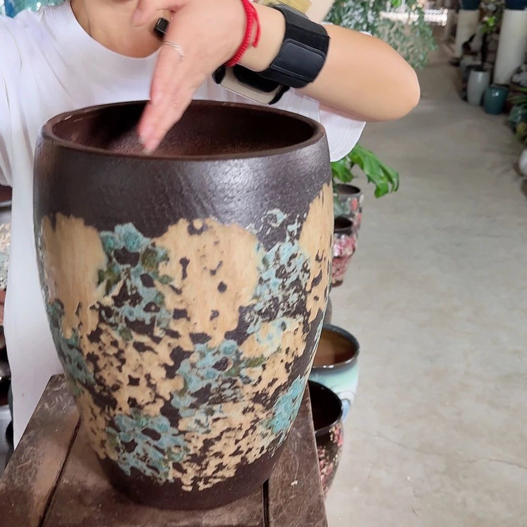 花盆紫砂王嫂花盆0925-133高33口23