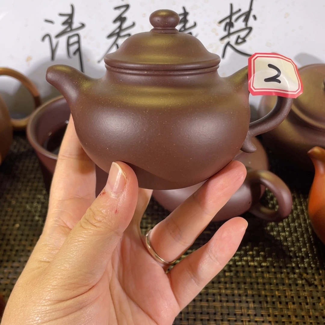 茶壶紫砂莲子微瑕