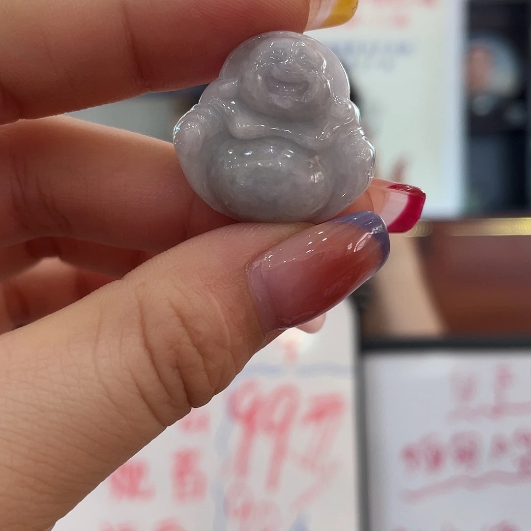 翡翠未镶嵌吊坠(赠链)翡翠佛公挂坠