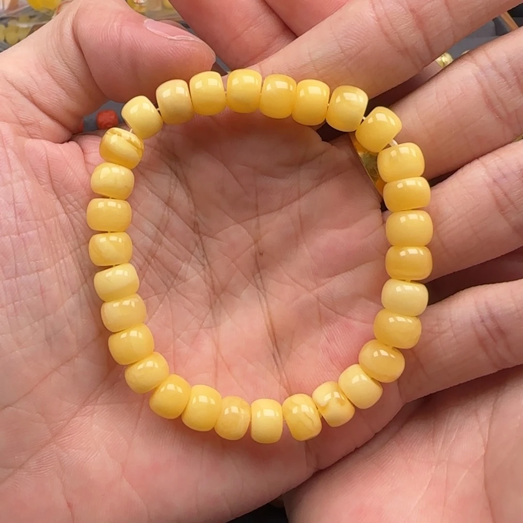 蜜蜡裸石未镶嵌天然b22