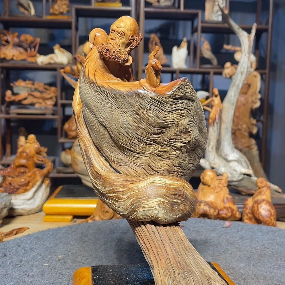 柏木（崖柏）招****衣工艺品