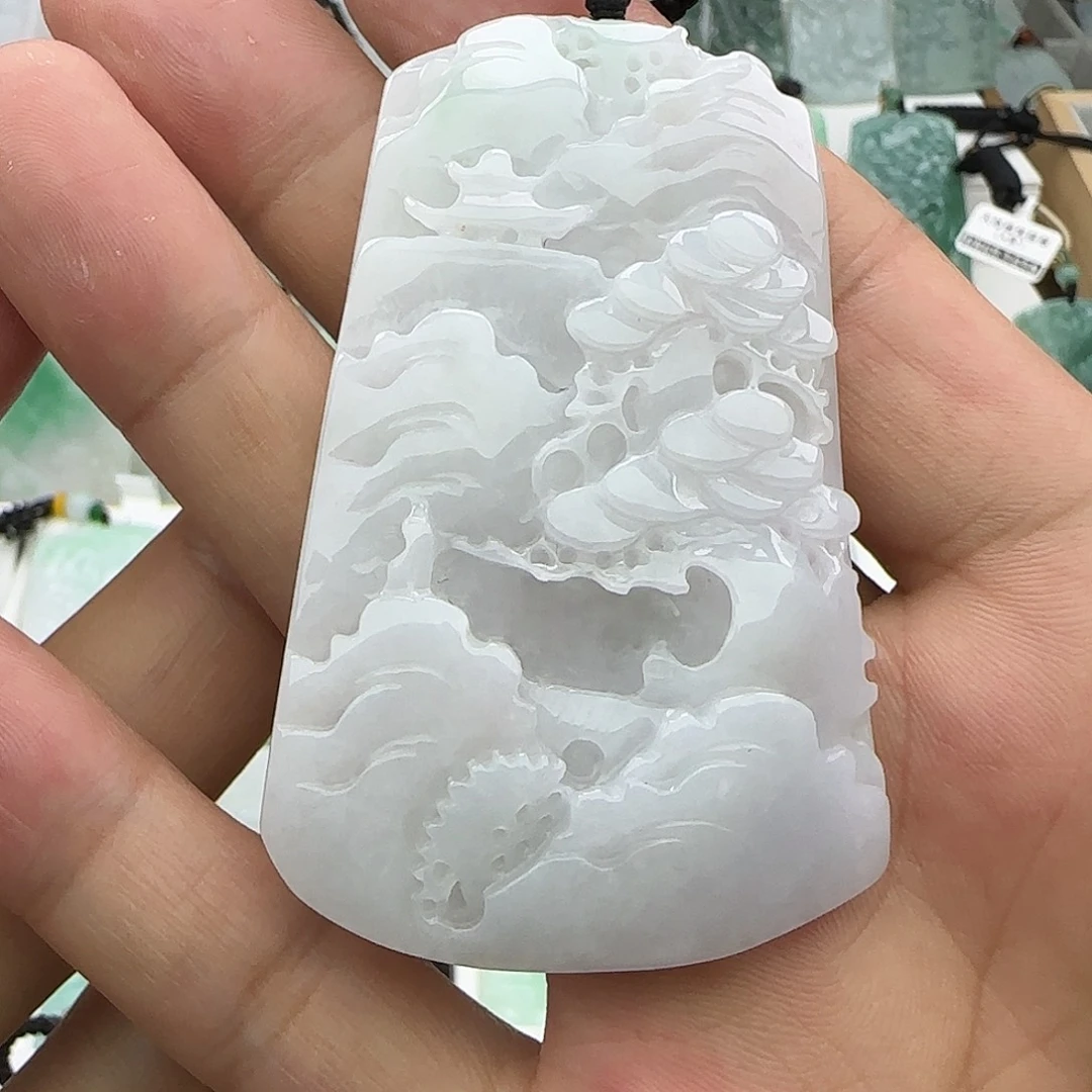 颈饰未镶嵌翡翠翡翠