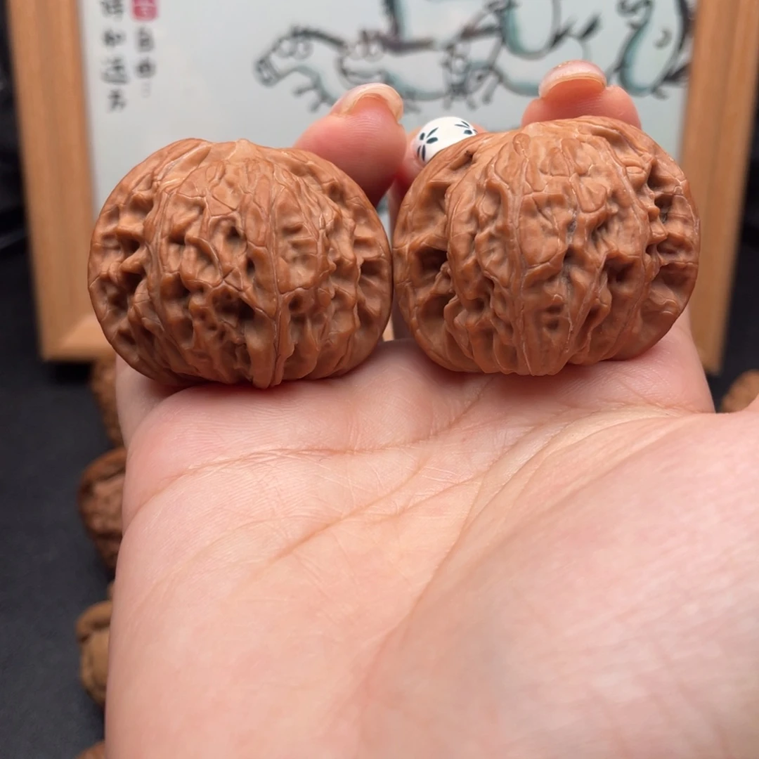 文玩核桃吊坠40全品磨盘