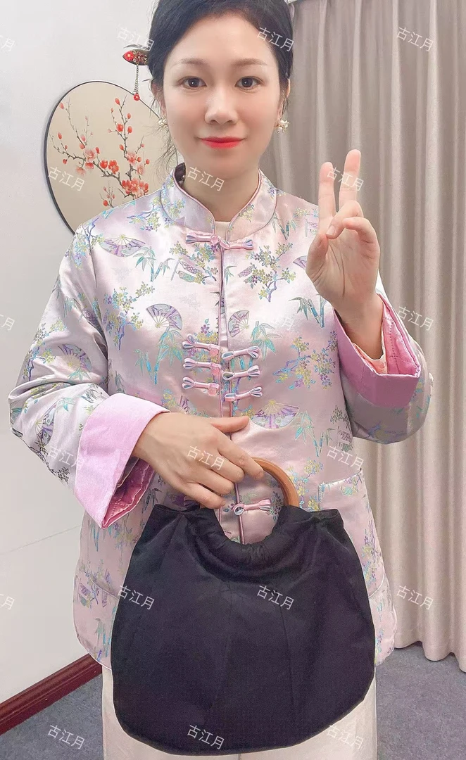 【古江月】专属定制·注重品质新中式秋冬盘口新款女上衣外套A051018