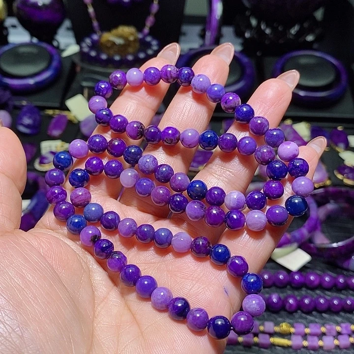 苏纪石（舒俱来）手串，项链未镶嵌