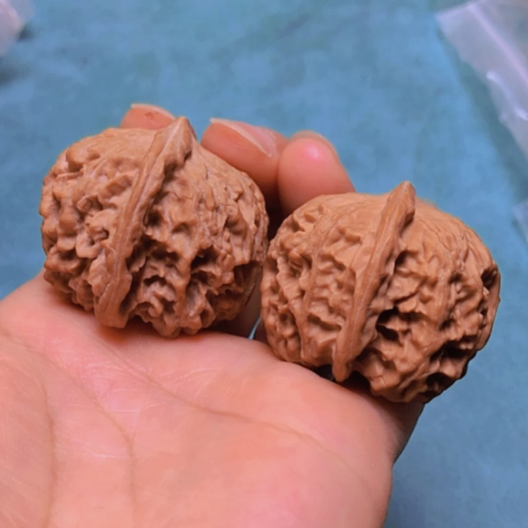 【闪购商品】核桃摆件37.5金锭元宝修尖微色差