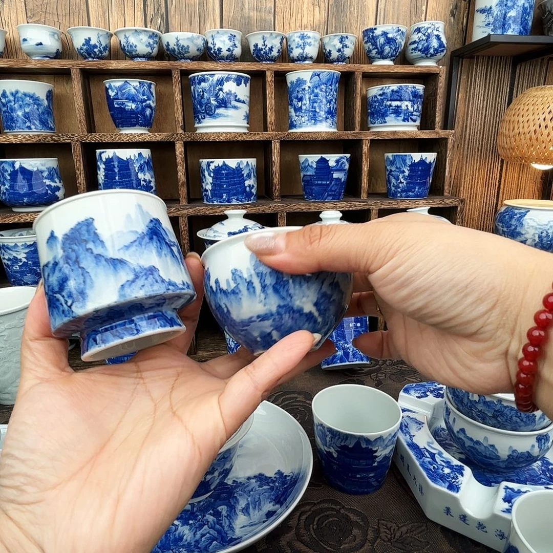 (***瀚瓷片各三个一笔一墨叩玉山房