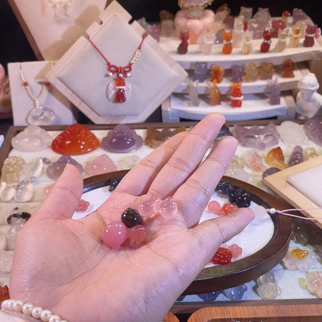 玛瑙/玉髓未镶嵌颈饰