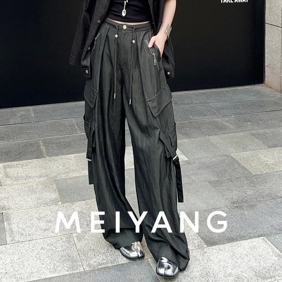A美洋MEIYANG【商场同款】 山行工装裤 复古机车休闲裤【大70】-周四