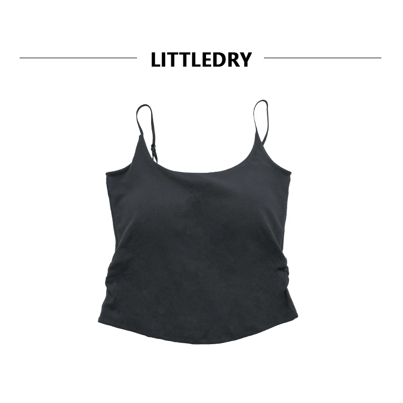 【Littledry不油】黑色内搭吊带背心女基础修身百搭弹力莫代尔上衣