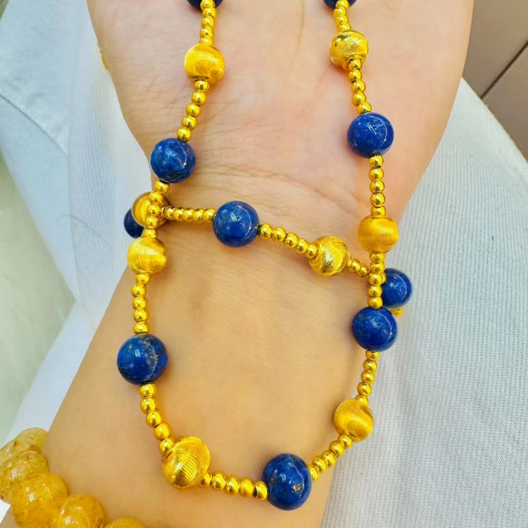 铜合金项链 5G蹦迪珠珠高级潮流项链套装