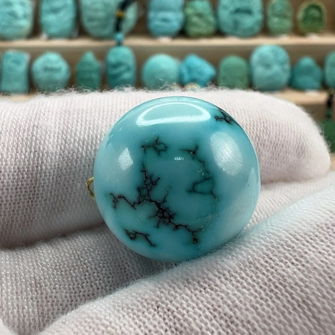 未镶嵌绿松石配饰17.5m m