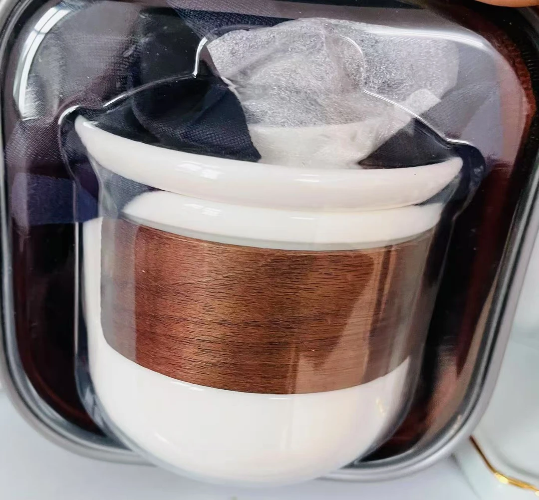 祥云羊脂玉旅行茶具水杯便携式快客杯泡茶壶套装茶杯