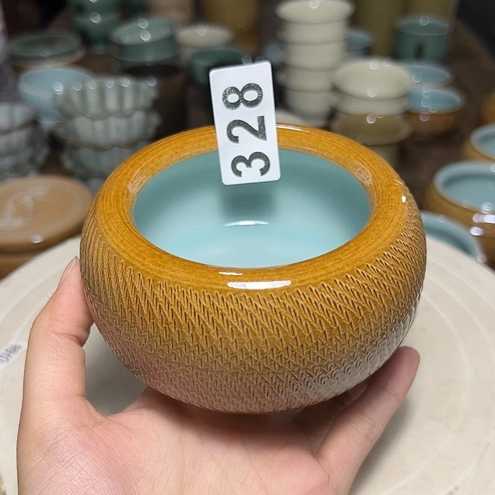 龙泉云间青瓷小米茶器